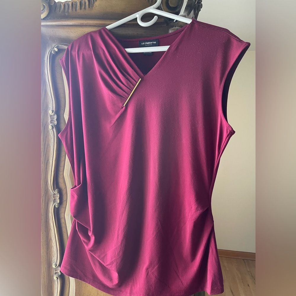 Red blouse